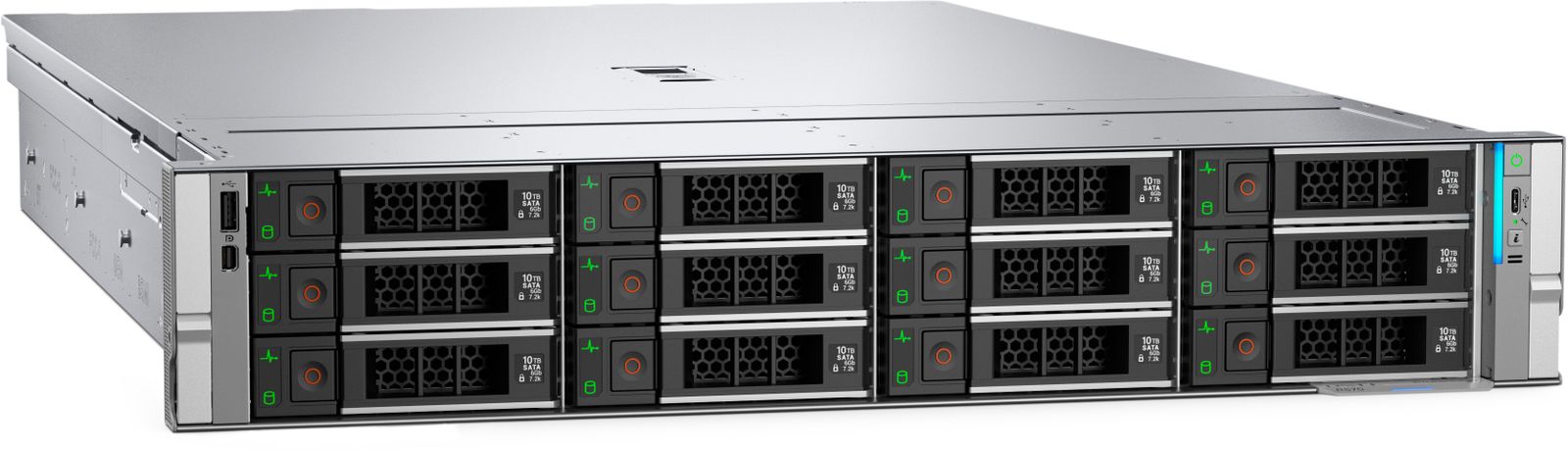 DELL DELL R570 6X2.5 6507P 32GB 960GB 2X1100W H965I 3Y