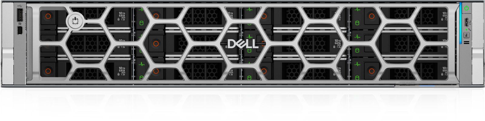 DELL DELL R570 6X2.5 6507P 32GB 960GB 2X1100W H965I 3Y