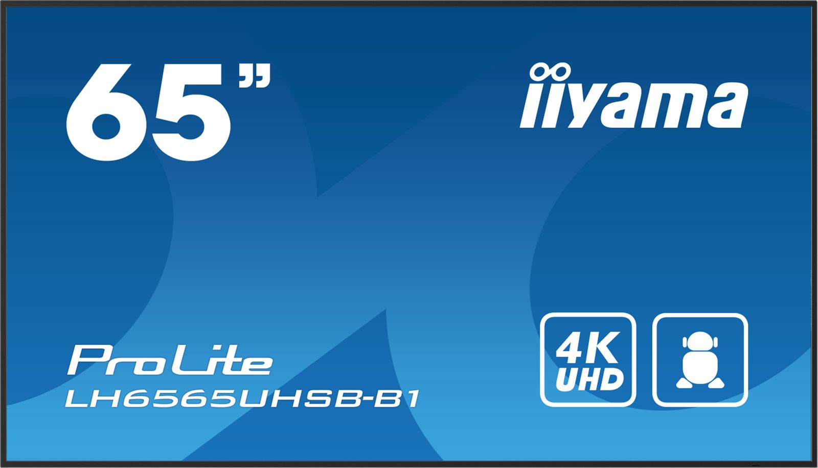 IIYAMA 65 3840x2160, UHD IPS Android 11 OS dvi vga hdmi