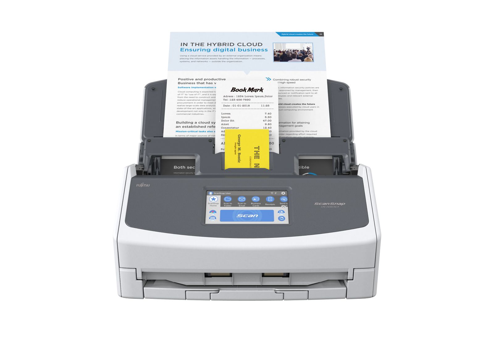 SCANSNAP IX1600  (Inclusa garanzia 3 anni) [IMAGE 6]