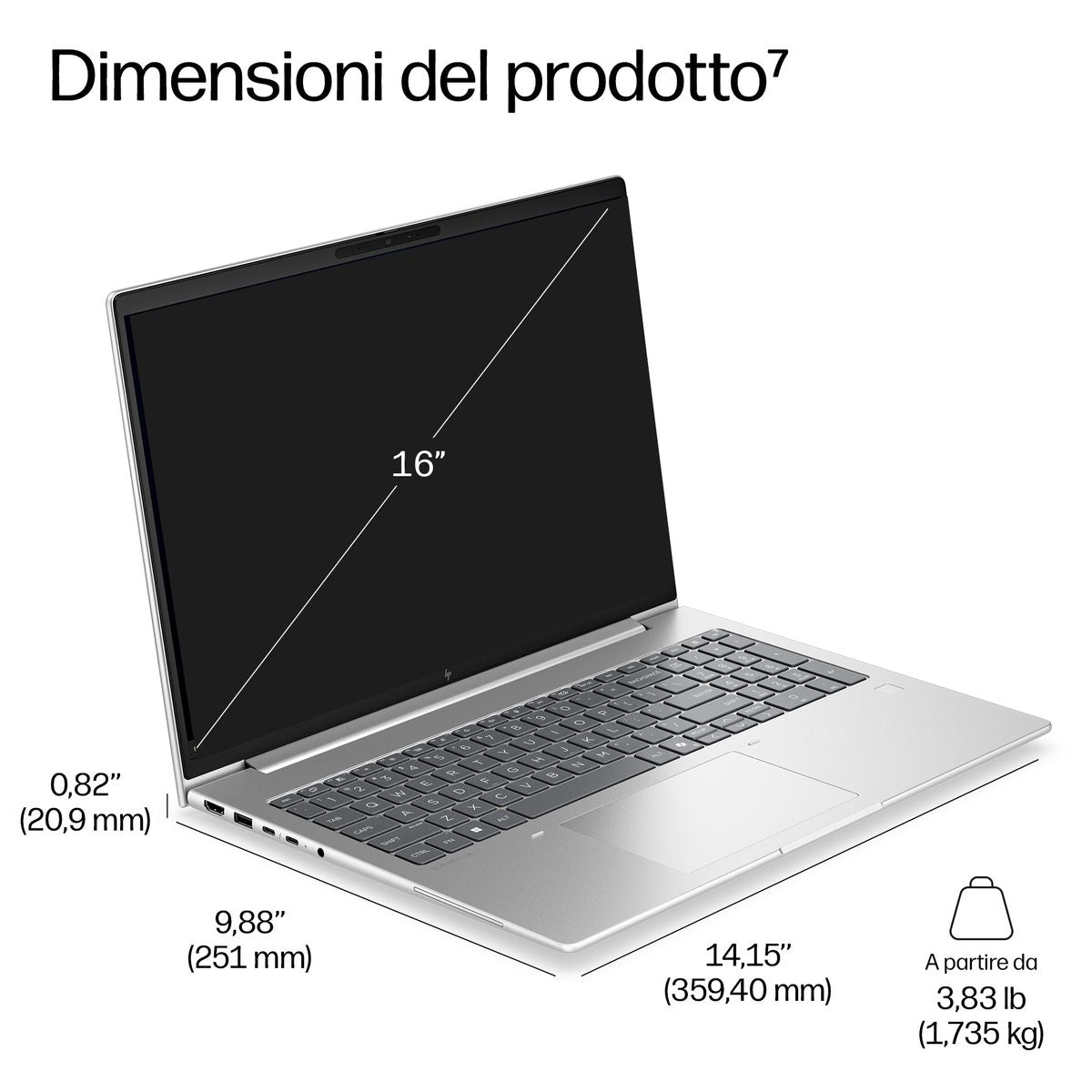 HP INC. EB 6 G2I 16 AI ULTRA 5 325 24/512 W11P 3YOFF