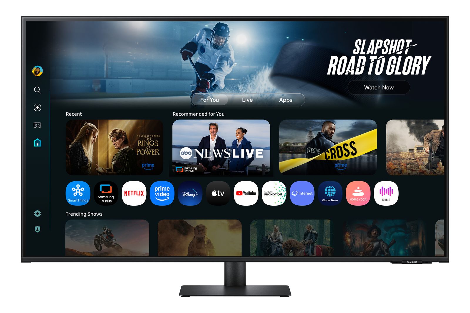 SAMSUNG S43FM702|Smart Monitor,UHD,USB-C,Speaker,Telecoman