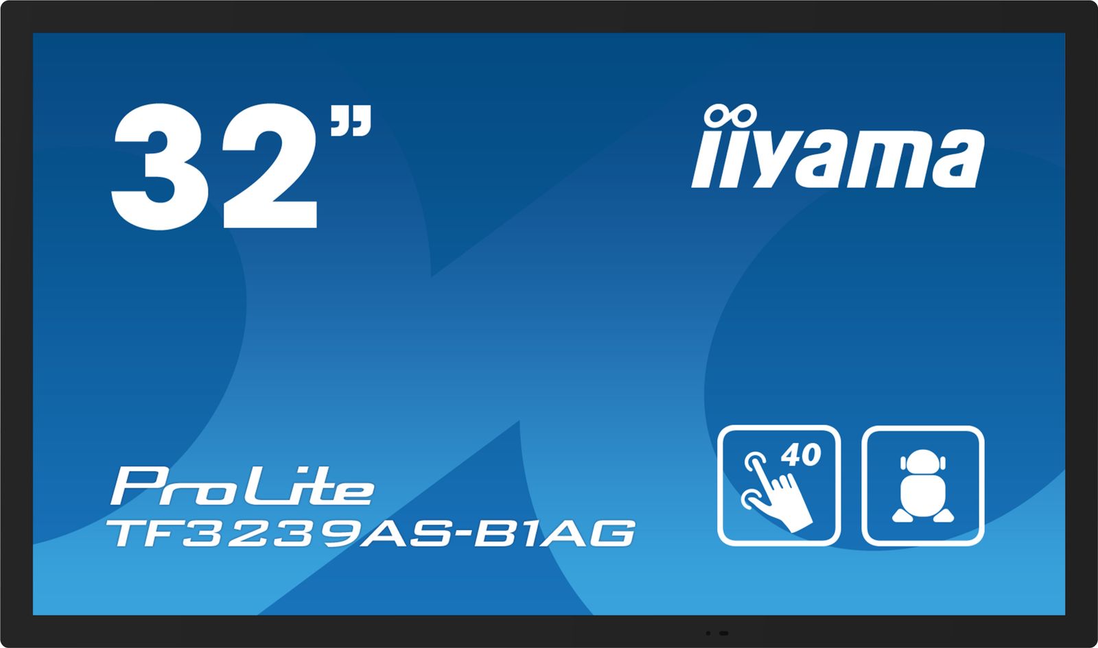 IIYAMA 32 Bonded PCAP 40-Points Touch Screen, 1920x1080