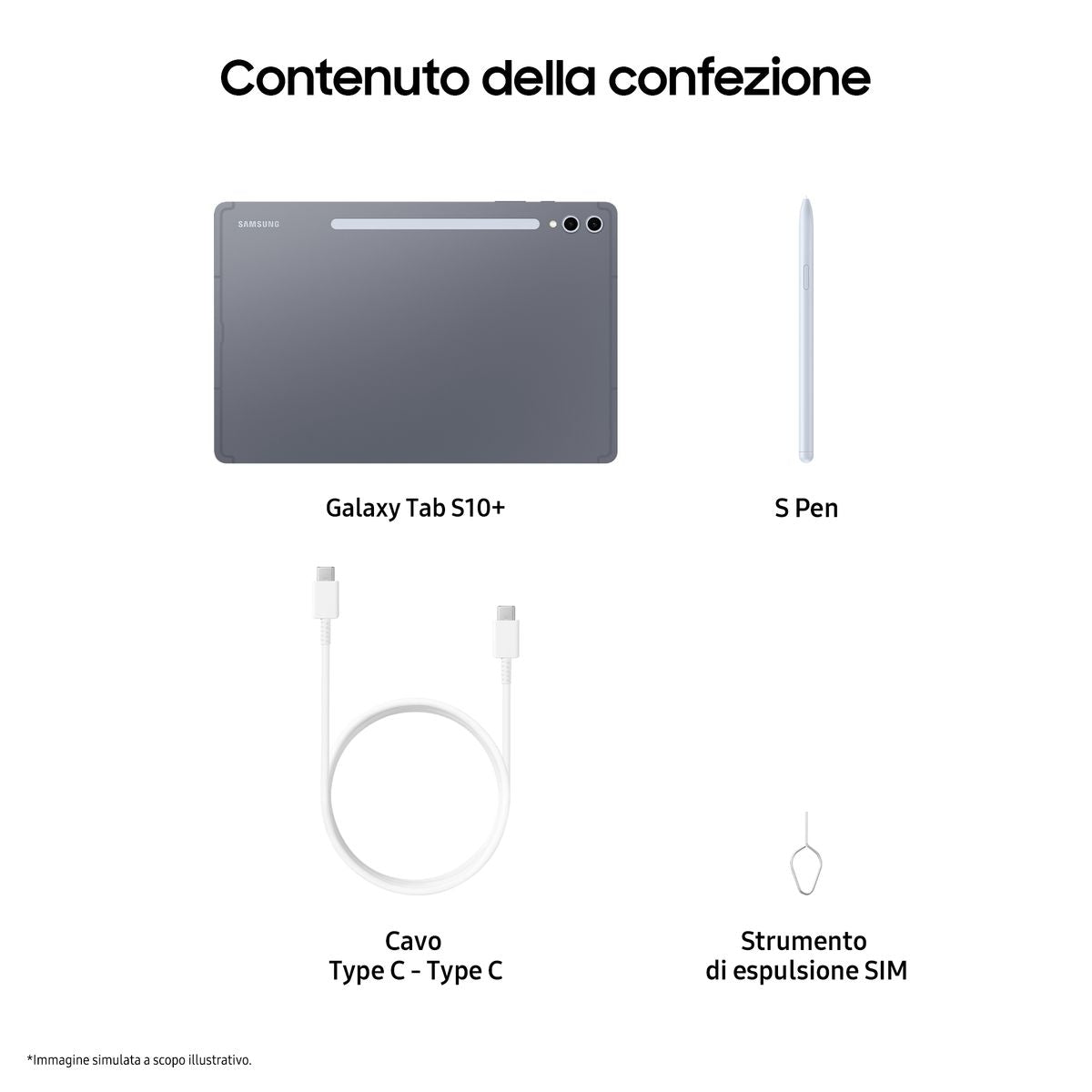 SAMSUNG GALAXY TAB S10+ 12.4 12GB/256GB 5G GRAY