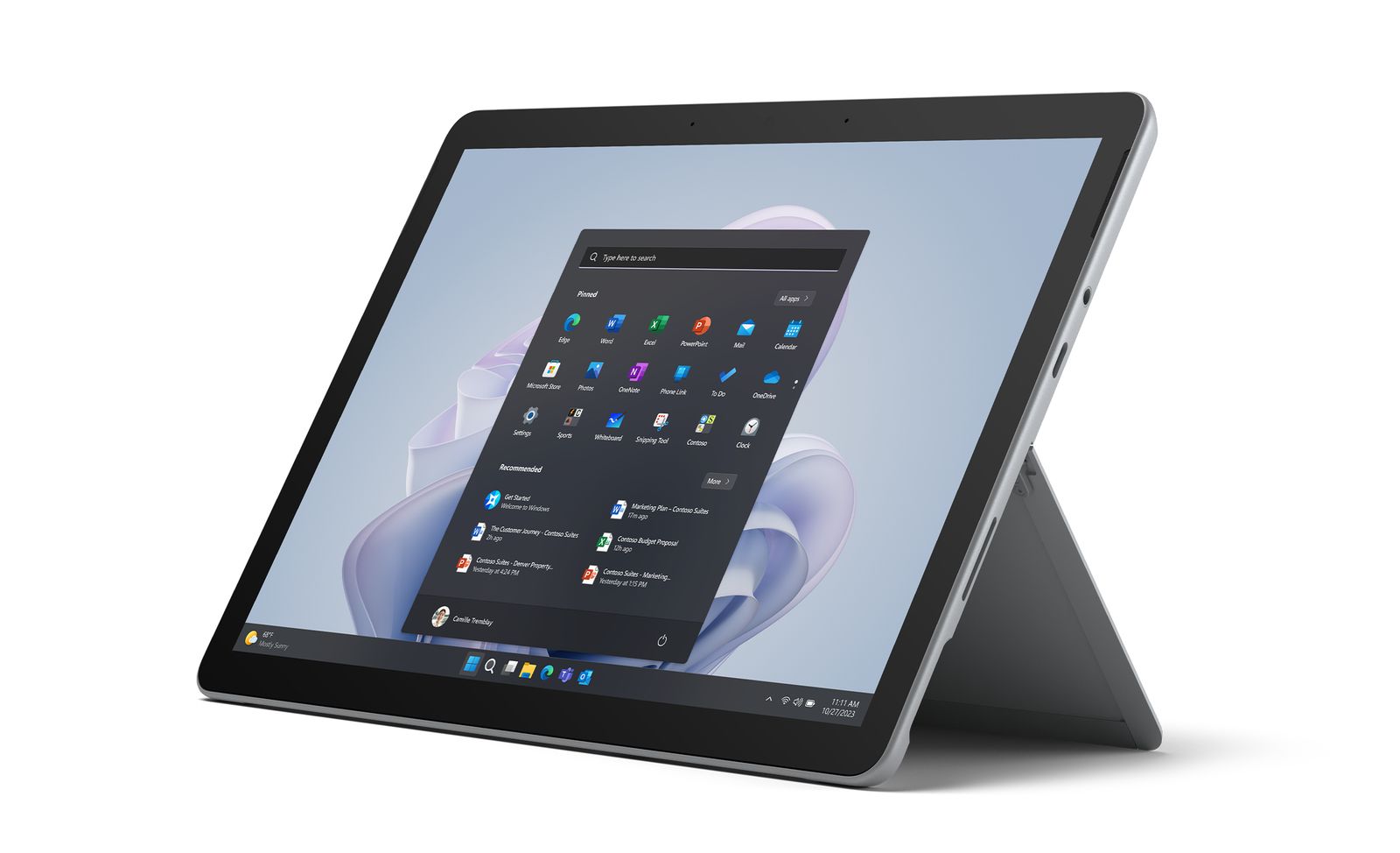 SURFACE GO 4 N200 8GB 128SSD W11P PLATINO WIFI [IMAGE 1]