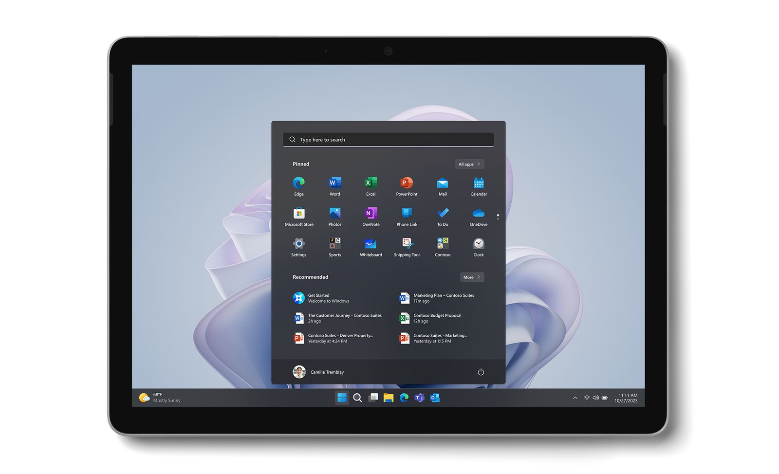 SURFACE GO 4 N200 8GB 128SSD W11P PLATINO WIFI [IMAGE 2]