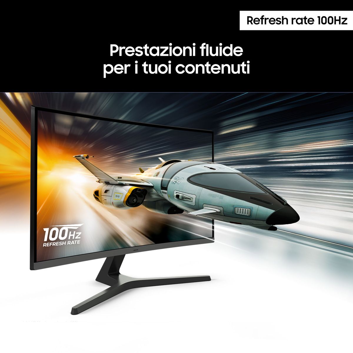 SAMSUNG S32D390 | Monitor Curvo, FHD, 100Hz