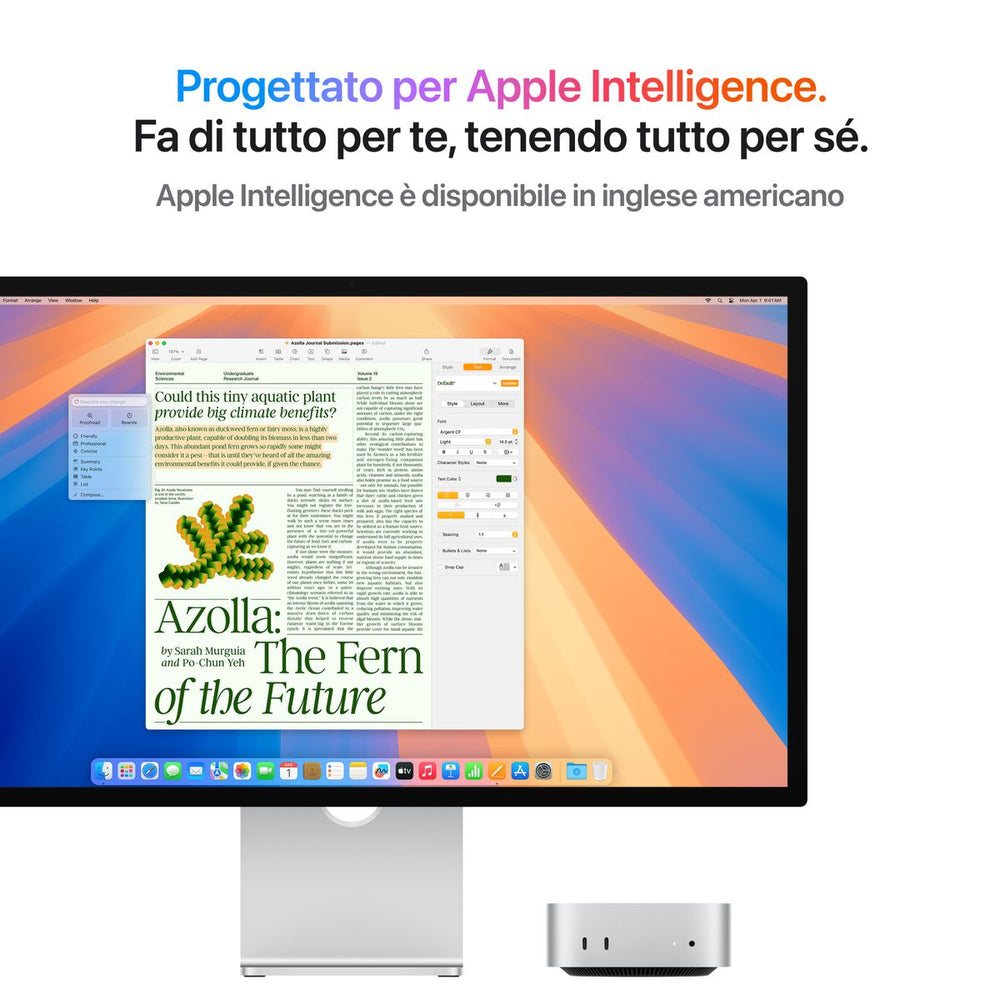 Apple MAC MINI: APPLE M4 CHIP WITH 10-CORE CPU AND 10