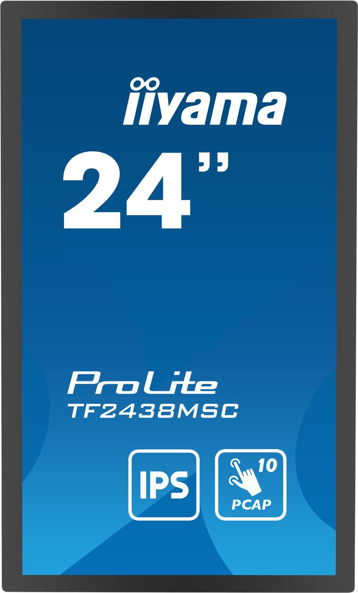 IIYAMA 23,8 10P Touch 1920x1080, IPS DP HDMI 525cd/m²