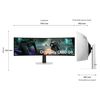 SAMSUNG S49DG910 MONITOR GAMING, DQHD, OLED, 144 HZ