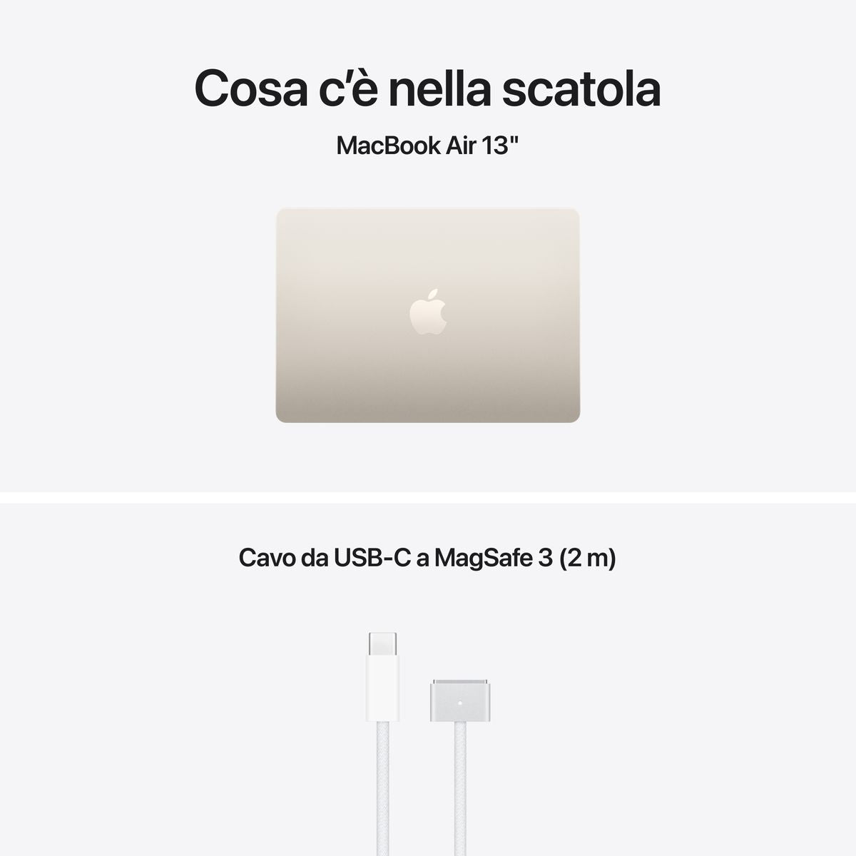 APPLE 13 MACBOOK AIR M5 16GB 512GB SSD - STARLIGHT