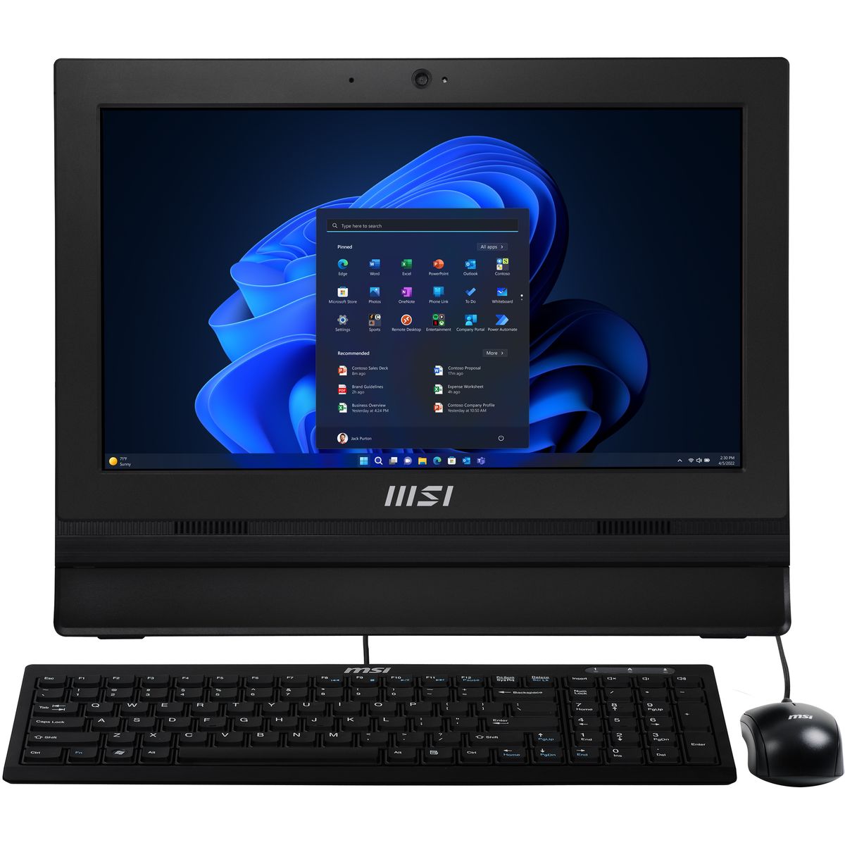 MSI AIO MSI N100 8GB 256GB 15.6FHD FREEDOS BLACK