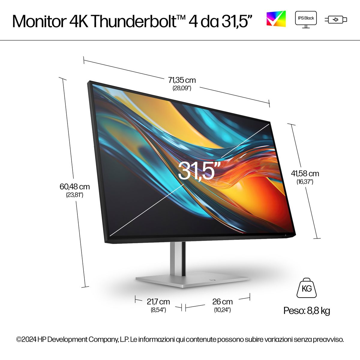HP INC. HP S7 PRO 732PK 31.5 4K UHD 3840X2160 3YWOFF
