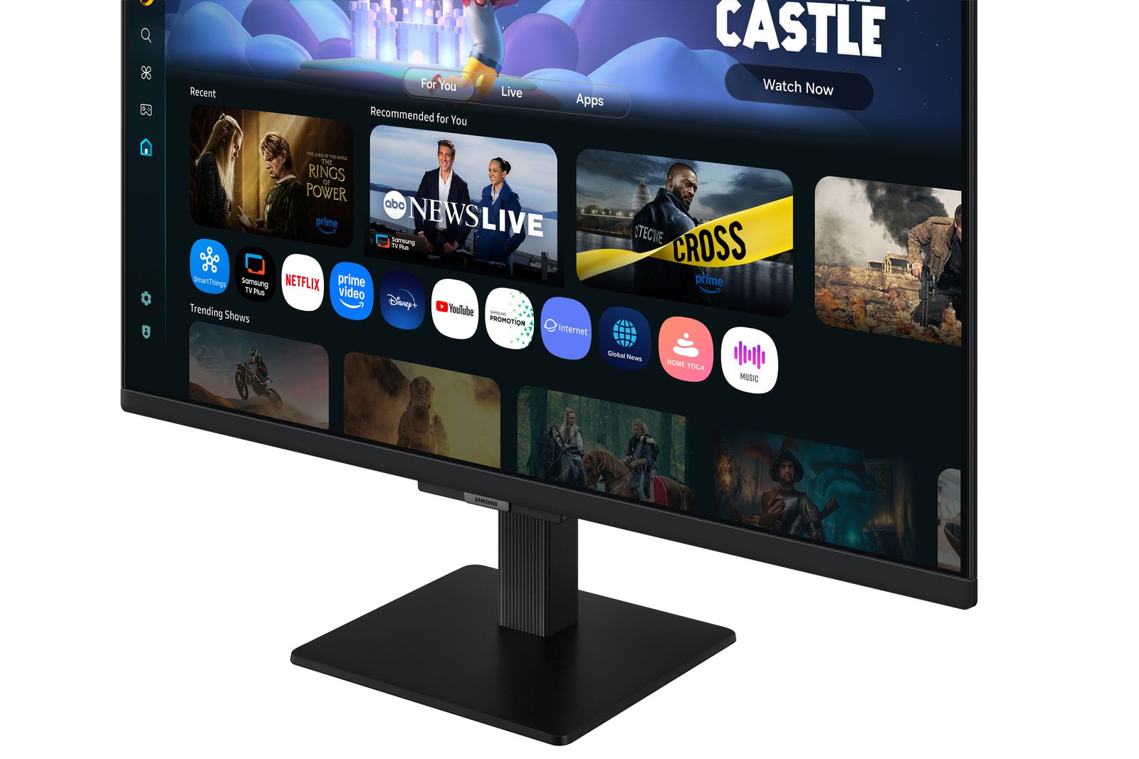 SAMSUNG S27FM500|Smart Monitor,FHD con Speaker e Telecoman