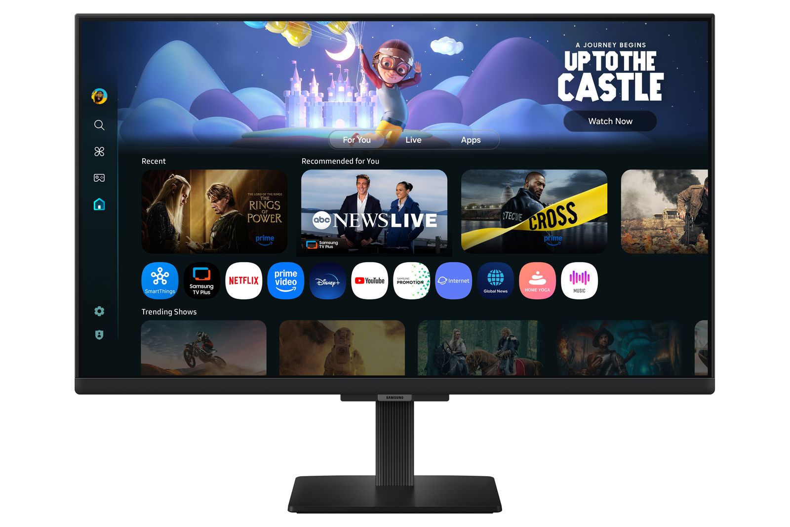 SAMSUNG S27FM500|Smart Monitor,FHD con Speaker e Telecoman