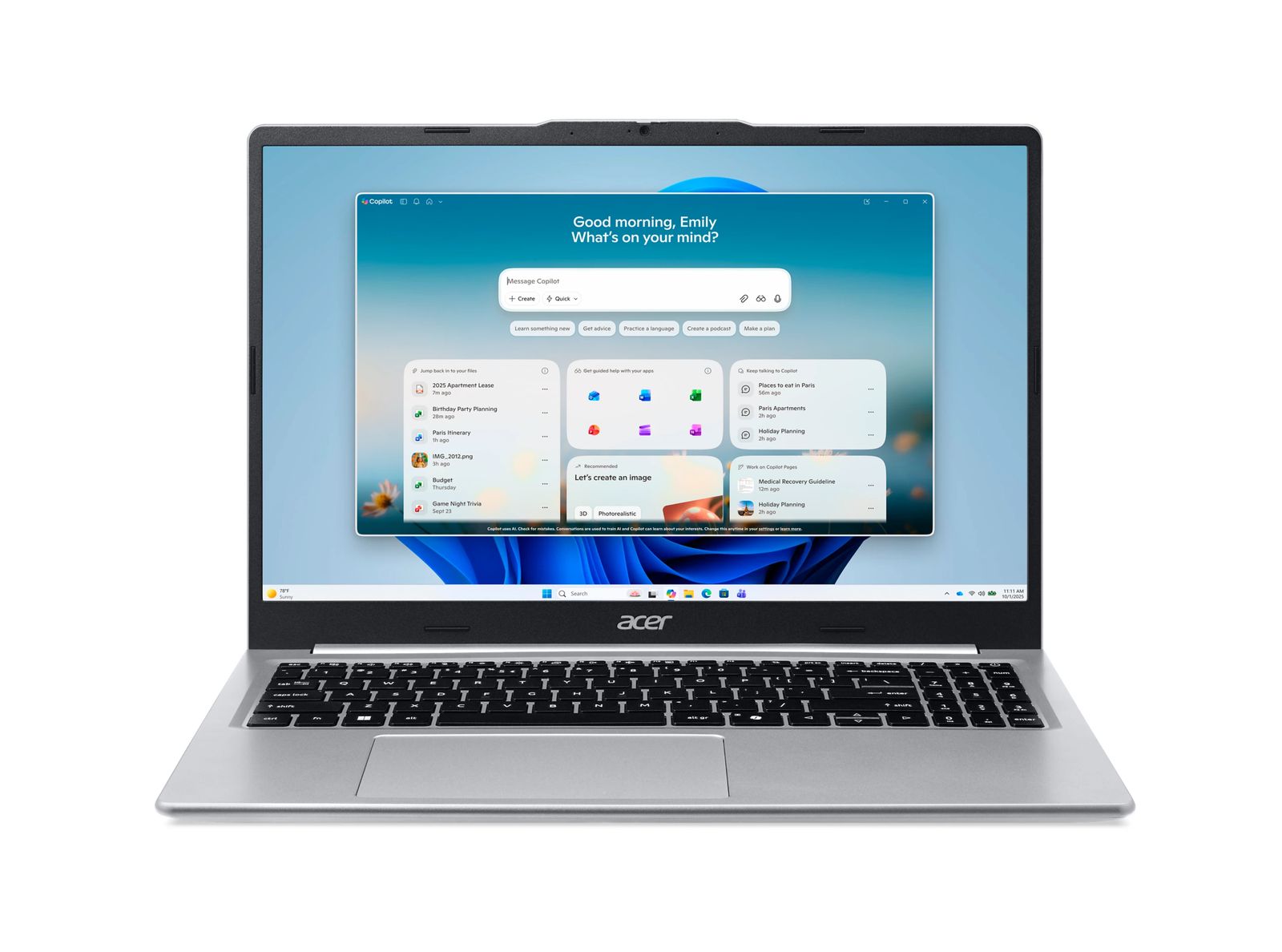ACER AL15-48P-R9D7 RYZEN 7-5825U 8GB 512GB 15.6 W11HOME