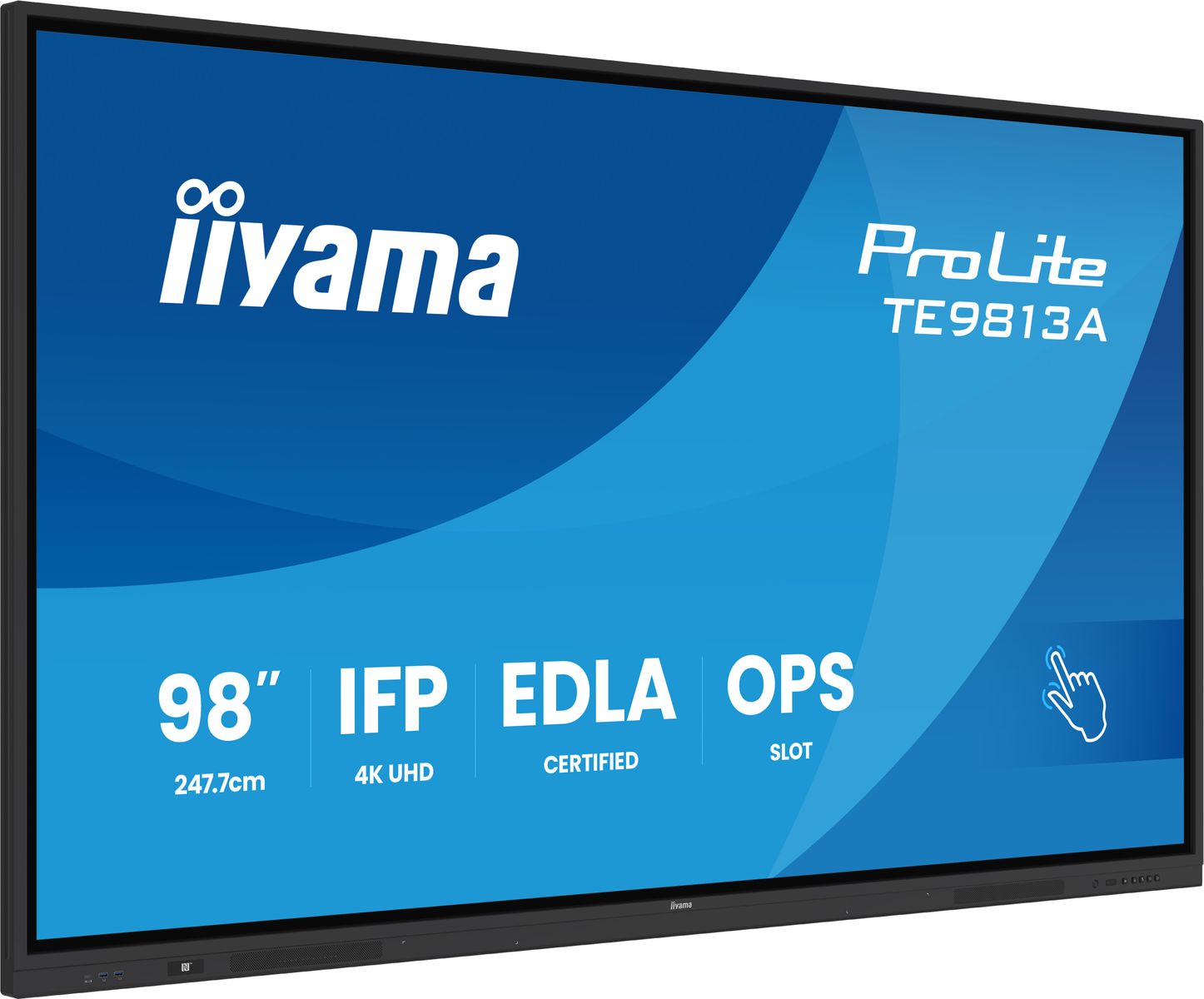 IIYAMA 98 UHD IR 40P Touch AG Interactive Android os