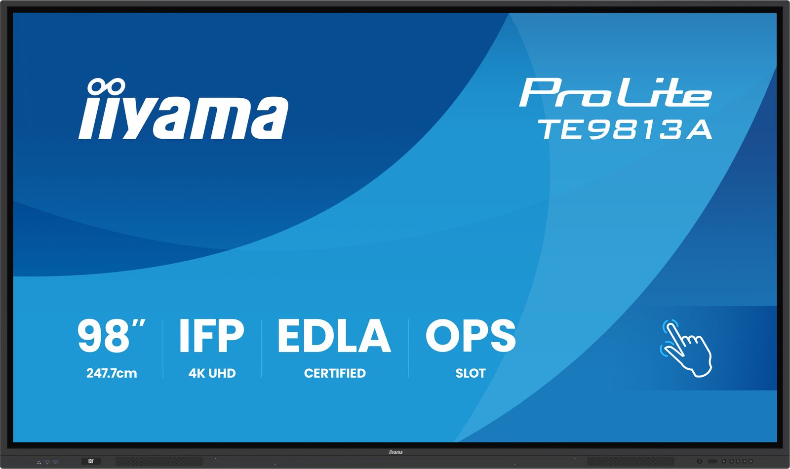 IIYAMA 98 UHD IR 40P Touch AG Interactive Android os