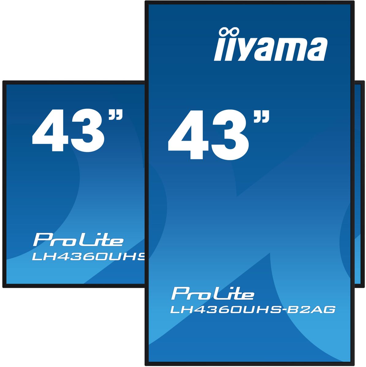 IIYAMA 43 3840x2160 500cd/m² 3x HDMI, USB 2x 10W wifi