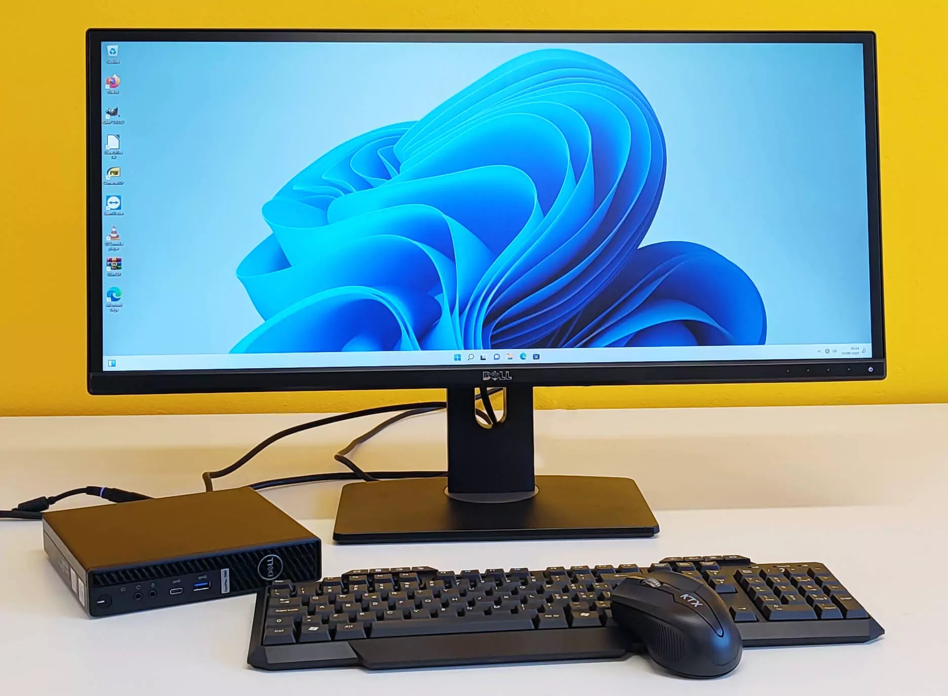 DELL OptiPlex 7080 MFF Mini PC Bundle | Intel i5-10500T 6Cores | Ram 16Gb | SSD 512Gb | Windows 11 Pro Monitor DELL UltraSharp U2913WM LED IPS 29″ 2560×1080 Pixel FullHD 21:9 Wireless Mouse and Keyboard Kit