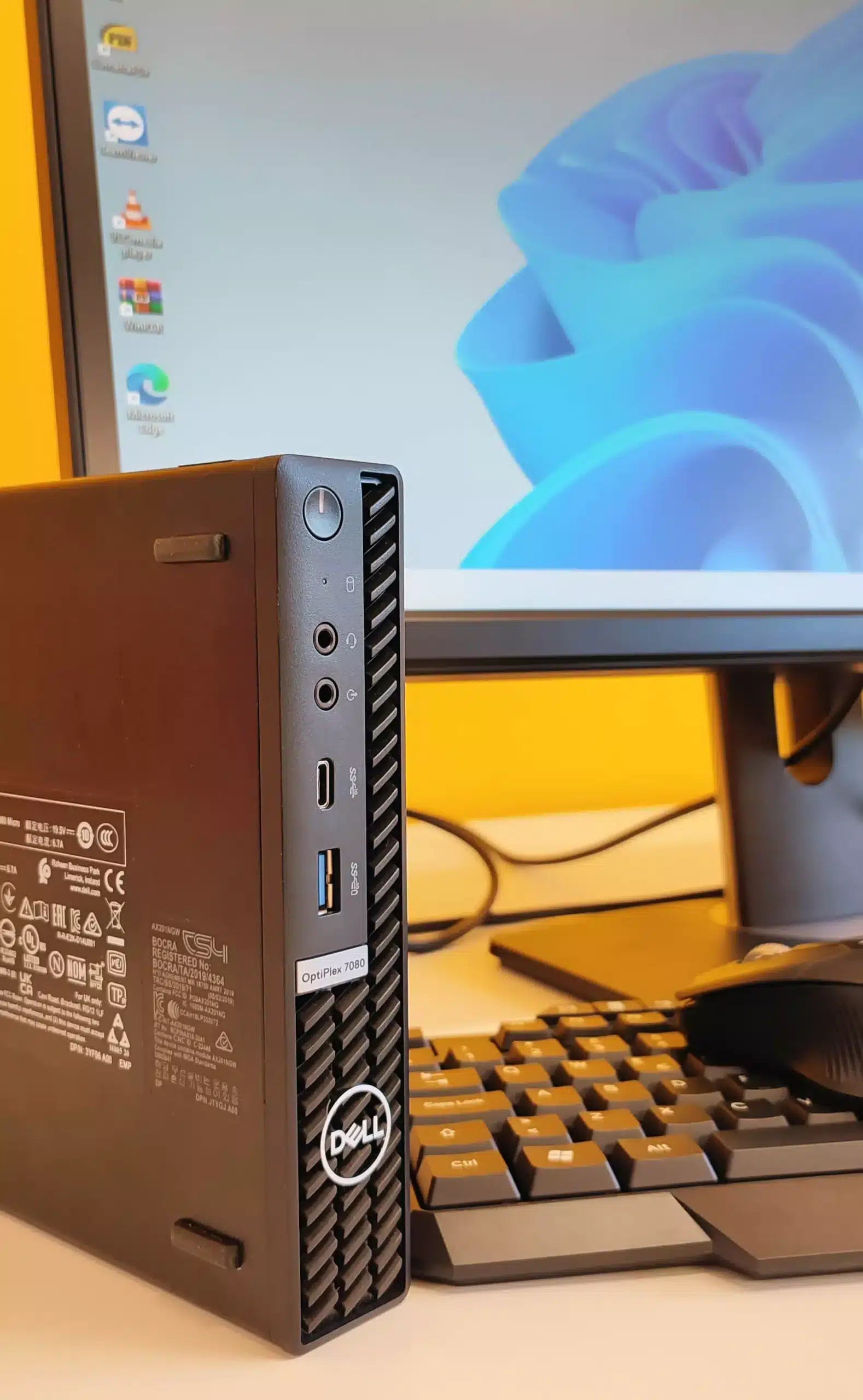 DELL OptiPlex 7080 MFF Mini PC Bundle | Intel i5-10500T 6Cores | Ram 16Gb | SSD 512Gb | Windows 11 Pro Monitor DELL UltraSharp U2913WM LED IPS 29″ 2560×1080 Pixel FullHD 21:9 Wireless Mouse and Keyboard Kit