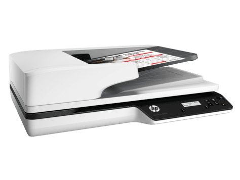 Scanner multifunzione HP bianco e nero in offerta su Messoanuovo.it, ideale per ufficio