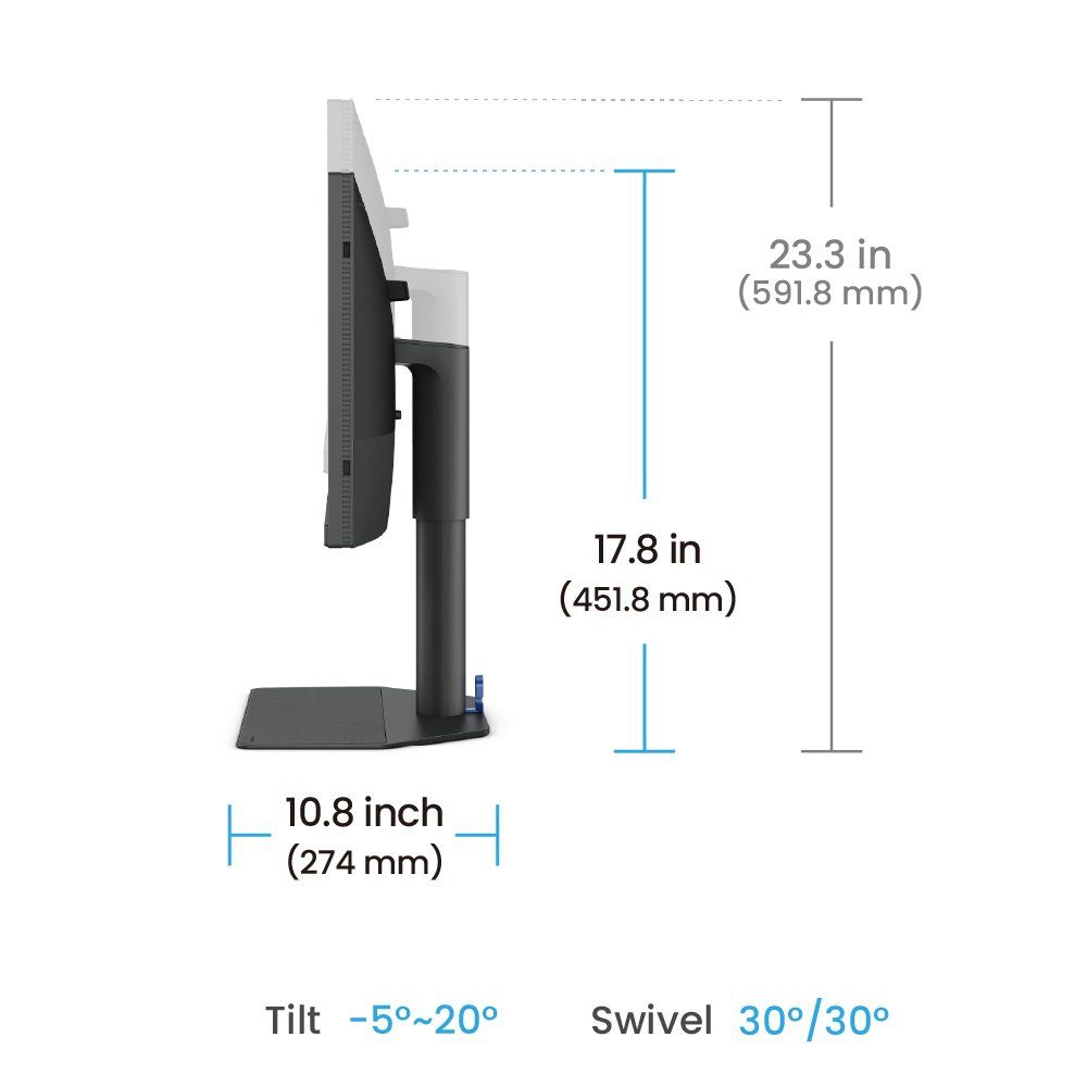 BenQ 24.1 W, 16:10, 2560X1600, IPS, 1000:1