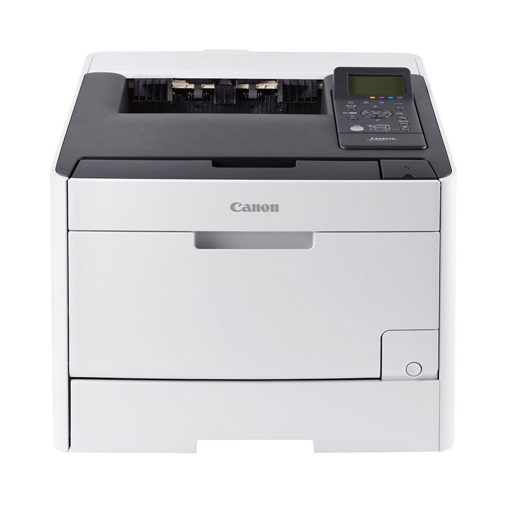 Stampante laser Canon LBP7680Cx bianca, vista frontale, su Messoanuovo.it