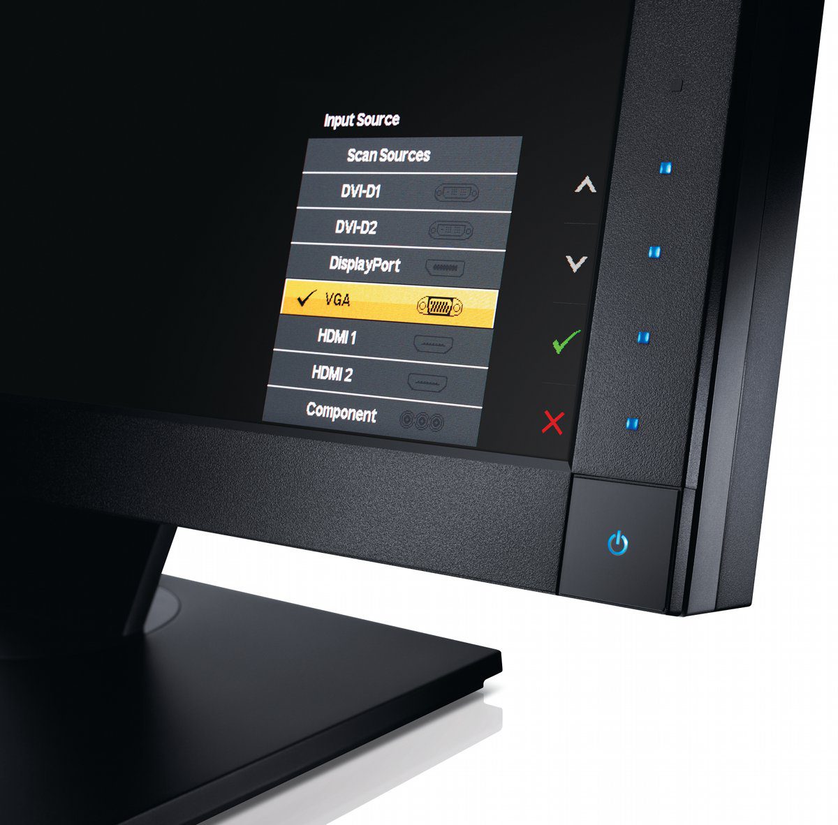 Monitor ricondizionato Dell UltraSharp U3011 con menu ingressi VGA, DVI, HDMI, DisplayPort