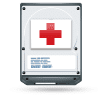 Hard disk con simbolo croce rossa, ricondizionato, Messoanuovo.it, pc usati e rigenerati