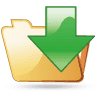 Icona cartella download, simbolo utile per PC ricondizionati e notebook su Messoanuovo.it
