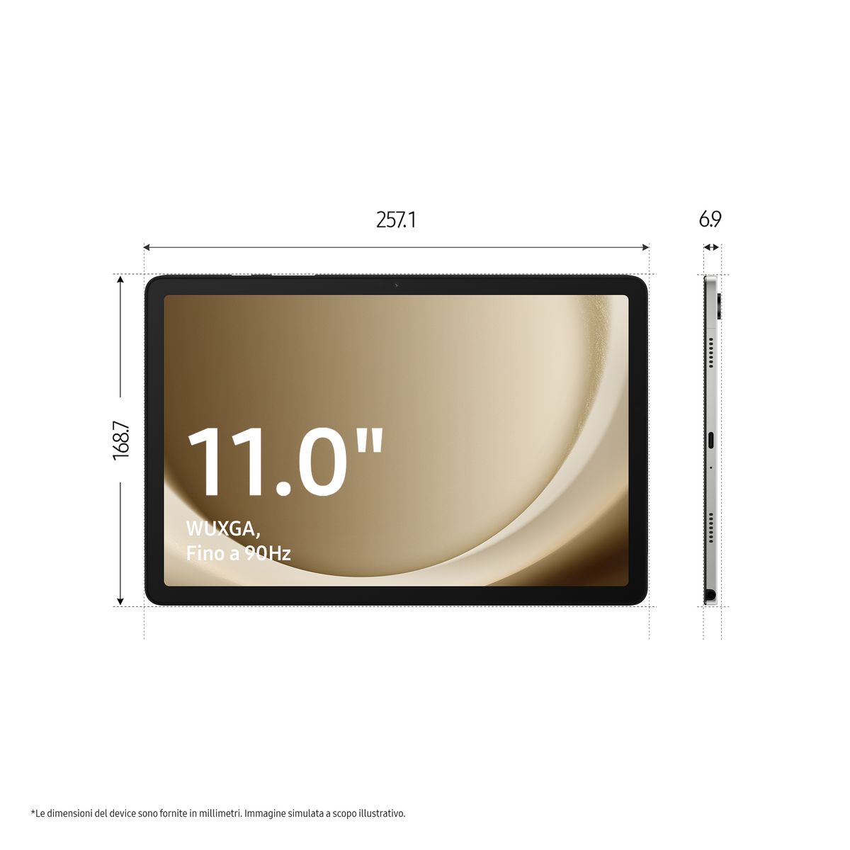 Samsung GALAXY TAB A9+ 11 8GB 256GB WIFI GRAY