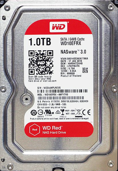 AS6102T NAS COMPLETE WITH TWO WD RED FIXED DRIVES WD10EFRX-68FYTN0 NASWARE 3.0