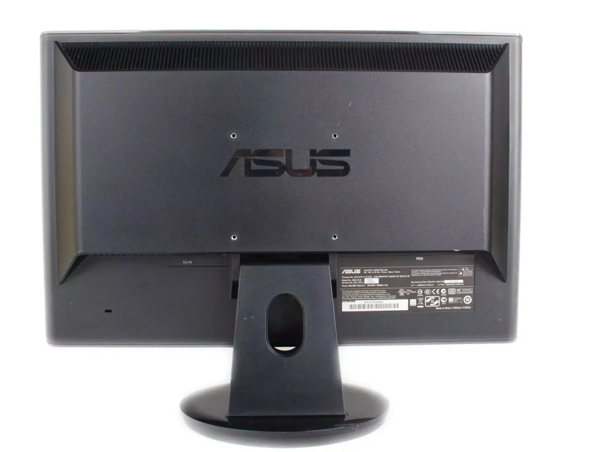 Asus VH222 Monitor 21,5 Zoll 1920 x 1080 FullHD Reaktionszeit 5 ms Kontrast 1000:1 Helligkeit 300 cd/m² VGA