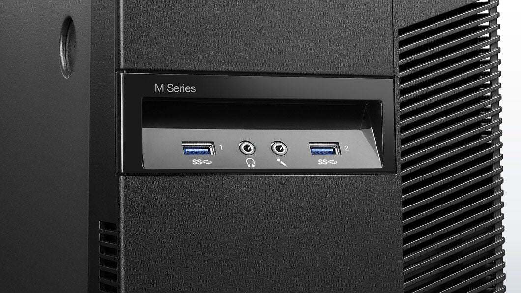 Torre PC desktop Lenovo M Series con porte USB e jack audio, ricondizionato Messoanuovo.it