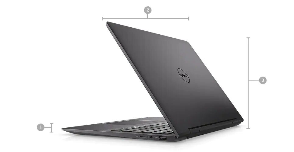 DELL Inspiron 7391 2in1 13" Zoll FullHD Touch | Intel Core i7-10510U | 512 GB SSD | 8 GB RAM | Stift inklusive Windows 10 Pro