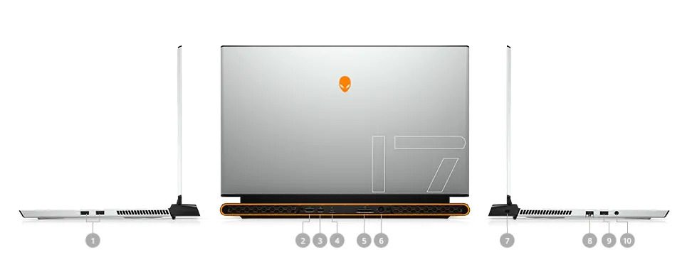 DELL Alienware M17 R2 Gaming-Notebook 17,3 Zoll 1920 x 1080 Pixel | Intel Core i7-9750H 2,6 GHz | 16 GB RAM | 1 TB GB SSD | NVIDIA GeForce RTX 2080 | Windows 10 Pro RGB