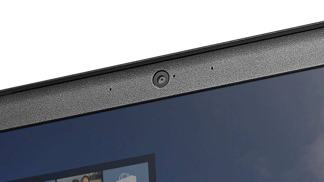 Dettaglio webcam notebook Lenovo ThinkPad X260, schermo acceso, ricondizionato Messoanuovo.it