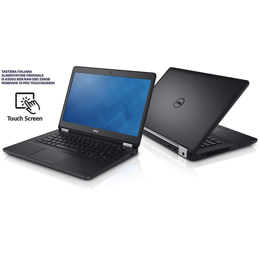 Notebook Dell ricondizionato touchscreen, tastiera italiana, Windows 10 Pro, da Messoanuovo.it