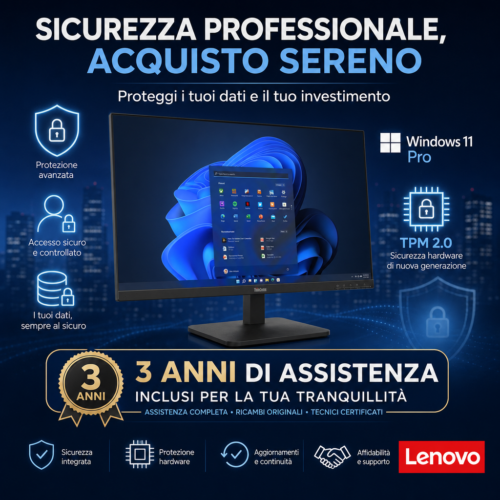 Lenovo All In One 27" ThinkCentre MX0q | Intel Core i5-10500T | RAM 32GB | SSD 512GB Windows 11 Pro Office 2021