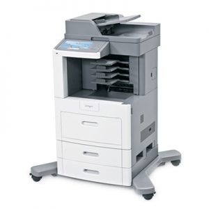 Stampante multifunzione Lexmark X658 laser, bianca e grigia, per ufficio, Messoanuovo.it
