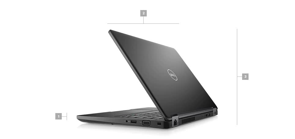 Dell Latitude 5490 Notebook 14" FullHD | Intel Core i5-8350U 1,7 GHz | 8 GB RAM | 256 GB SSD | Windows 10 Pro
