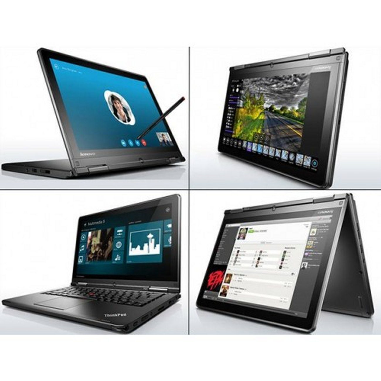 Notebook Lenovo ThinkPad convertibile in quattro modalità, ideale per Pc ricondizionati su Messoanuovo.it